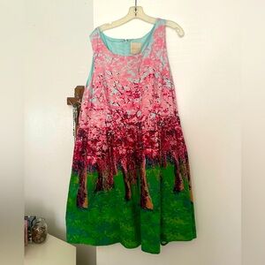 ModCloth 3X used cherry tree dress NO BELT